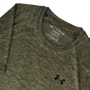 Under Armour Mens Size SMALL The Tech Tee Heather Green Short‎ Sleeve T-Shirt